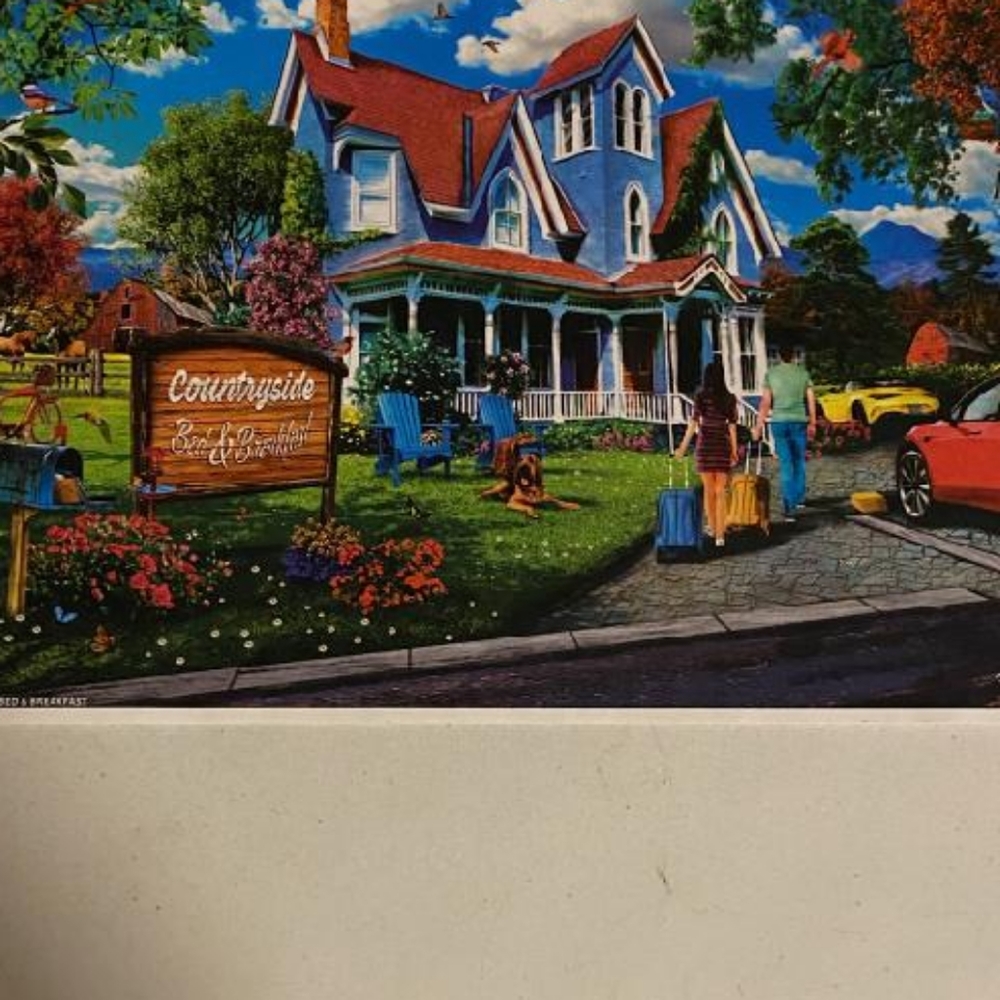 White Mountain Puzzle,  "Bed and Breakfast" 1000 piece